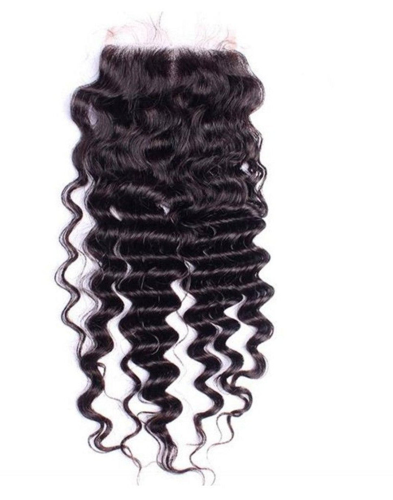 CLOSURE CURLY NOIRE ( HD TRANSPARENT )