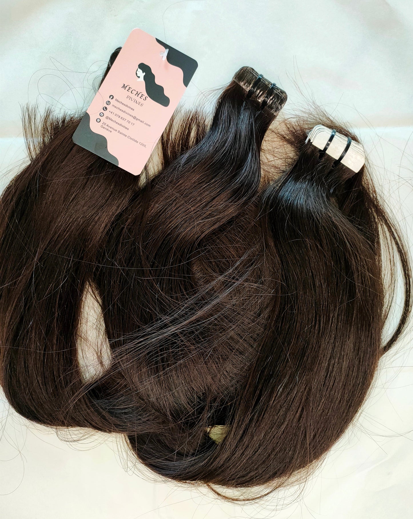 TAPE-IN LISSE NOIR