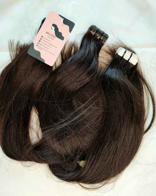 TAPE-IN LISSE NOIR