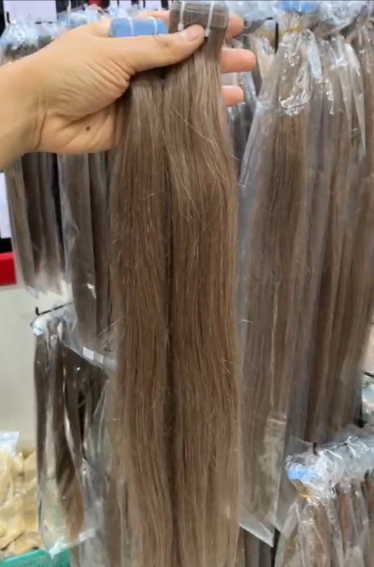 TAPE-IN LISSE MARRON CLAIR